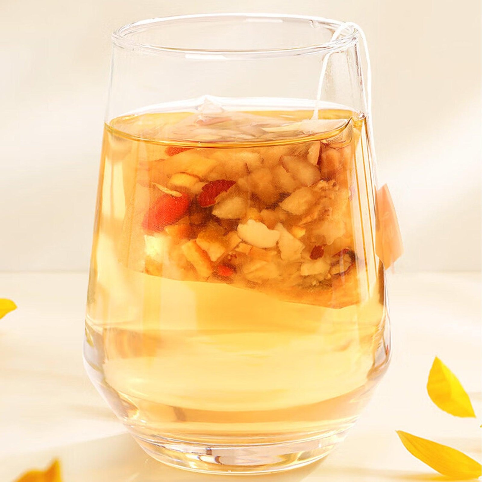 Exquisite Pear & Goji Berry Tea | Artisanal Flavored Tea with Red Dates & Rock Candy - 8 Sachets - Image 6